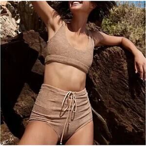 Free People x Resin “Better Days” Terry Bikini Set‎ L/XL